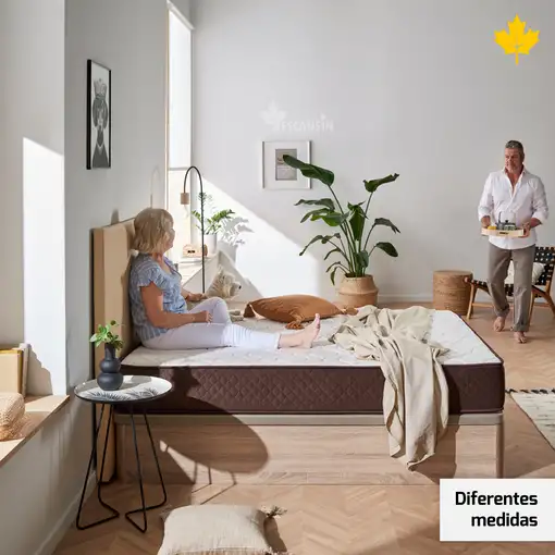 Canape Abatible 160 x 190 cm | Color Blanco | A Domicilio | Descansin