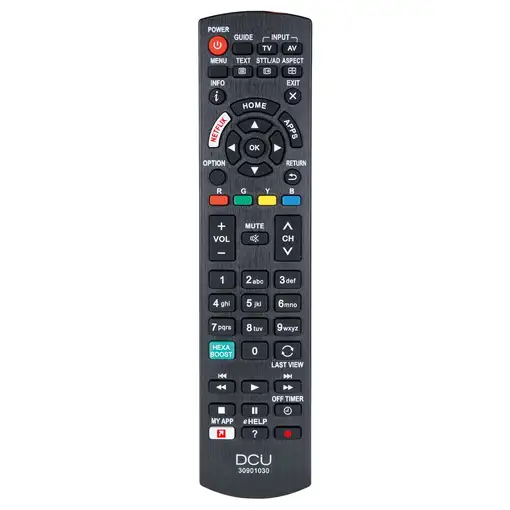 Mando a distancia para televisores Panasonic LCD/LED Mando a distancia para televisores Panasonic LCD/LED